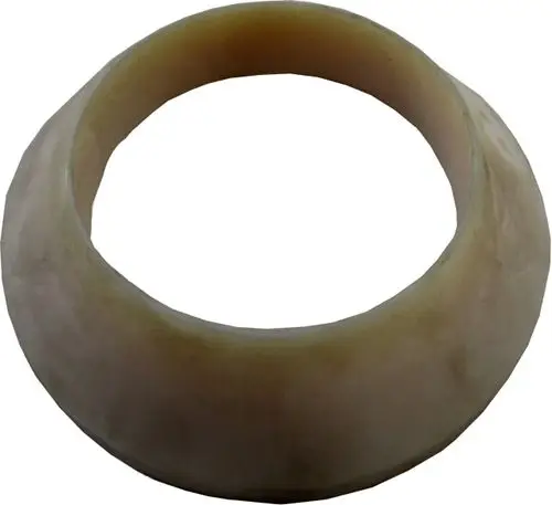 Dichtungsring in runder Form, gefertigt aus einem hellen Material, geeignet für bestimmte Abgassammelkasten-Modelle der Marke Wolf.